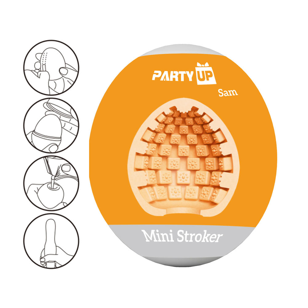 Party Up SAM Mini Stroker - Flesh Mini Stroker