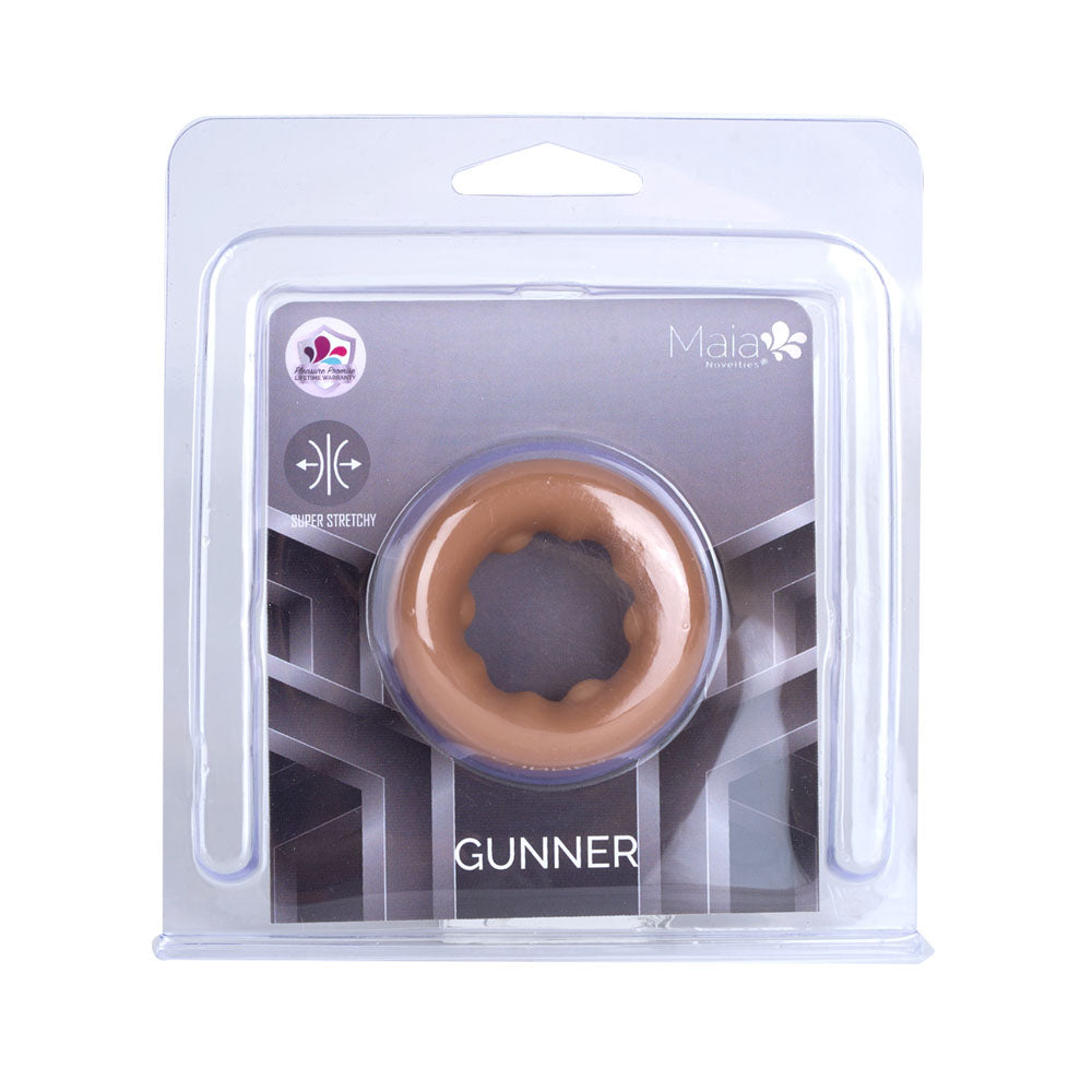 Maia GUNNER - Caramel - Tan Brown Cock Ring