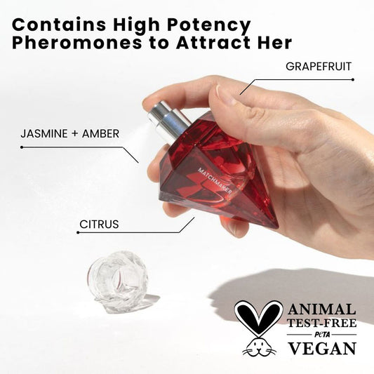Eye of Love Matchmaker Red Diamond LGTBQ - 30 ml - Pheromone Parfum for Women to attract Women - 30 ml Spray