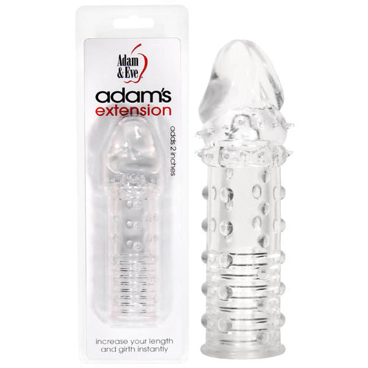 Adam & Eve Adam's Extension - Clear Penis Sleeve