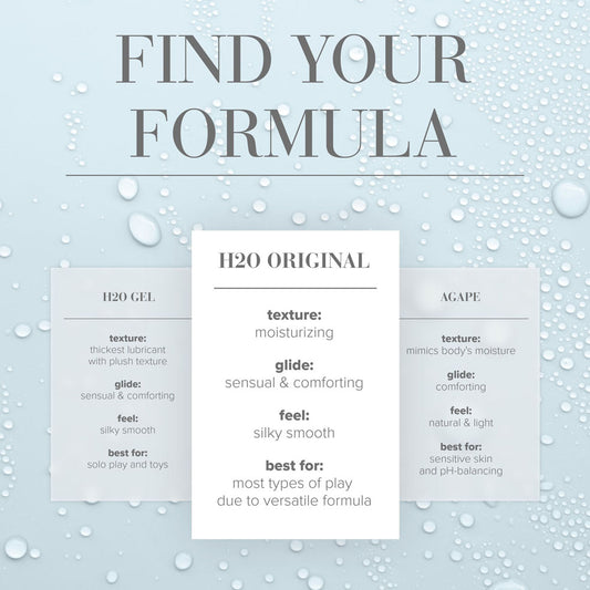 JO H2O Original Lube - 60 mL - Water Based Lubricant - 60 ml Bottle