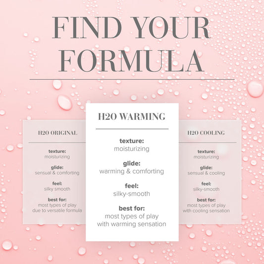 JO H2O Warming Lube - 60 mL - Water Based Warming Lubricant - 60 ml Bottle