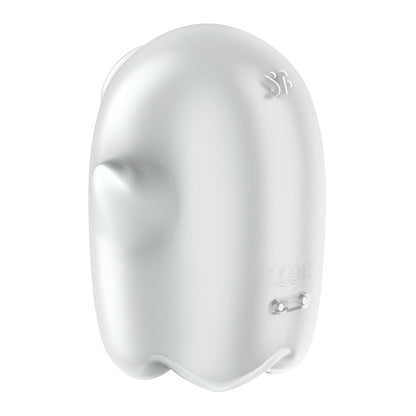 Satisfyer Glowing Ghost - White - Glow in Dark White USB Rechargeable Air Pulse Stimulator