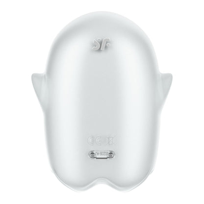 Satisfyer Glowing Ghost - White - Glow in Dark White USB Rechargeable Air Pulse Stimulator