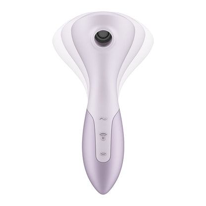 Satisfyer Wand-erful - Violet 15.8 cm USB Rechargeable Air Pulse Massage Wand