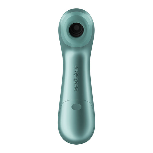 Satisfyer Pro 2+ Battery Series - Mint Green Air Pulse Clitoral Stimulator with Vibration