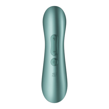 Satisfyer Pro 2+ Battery Series - Mint Green Air Pulse Clitoral Stimulator with Vibration