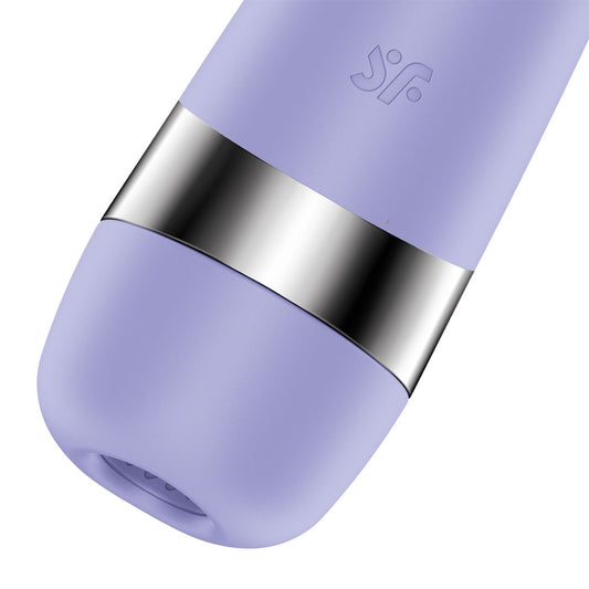 Satisfyer Pro 3+ Purple - Purple USB-Rechargeable Air Pulse Clitoral Stimulator with Vibration