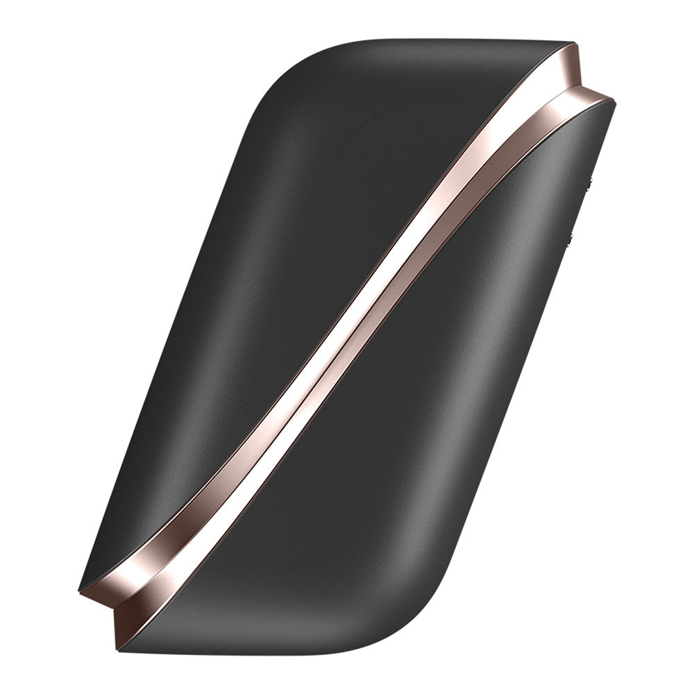 Satisfyer Traveler - Black - Black USB Rechargeable Air Pulse Clitoral Stimulator