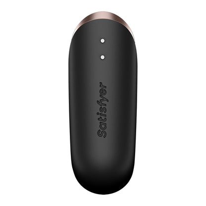 Satisfyer Traveler - Black - Black USB Rechargeable Air Pulse Clitoral Stimulator