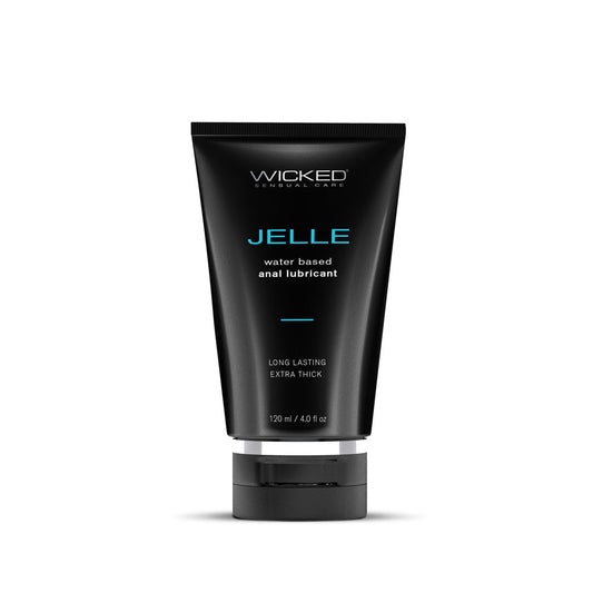 Wicked Jelle - Water Based Anal Lubricant - 120 ml (4 oz) Bottle