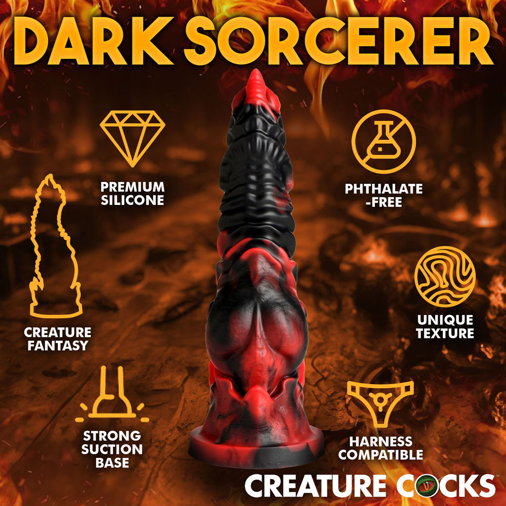 Creature Cocks Mephisto - Red/Black 18.5 cm Fantasy Dildo