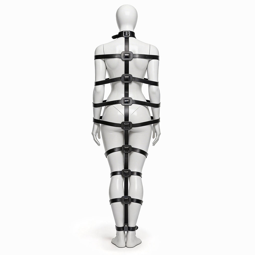 Master Series Backbone - Black Full Body Harness Restraints