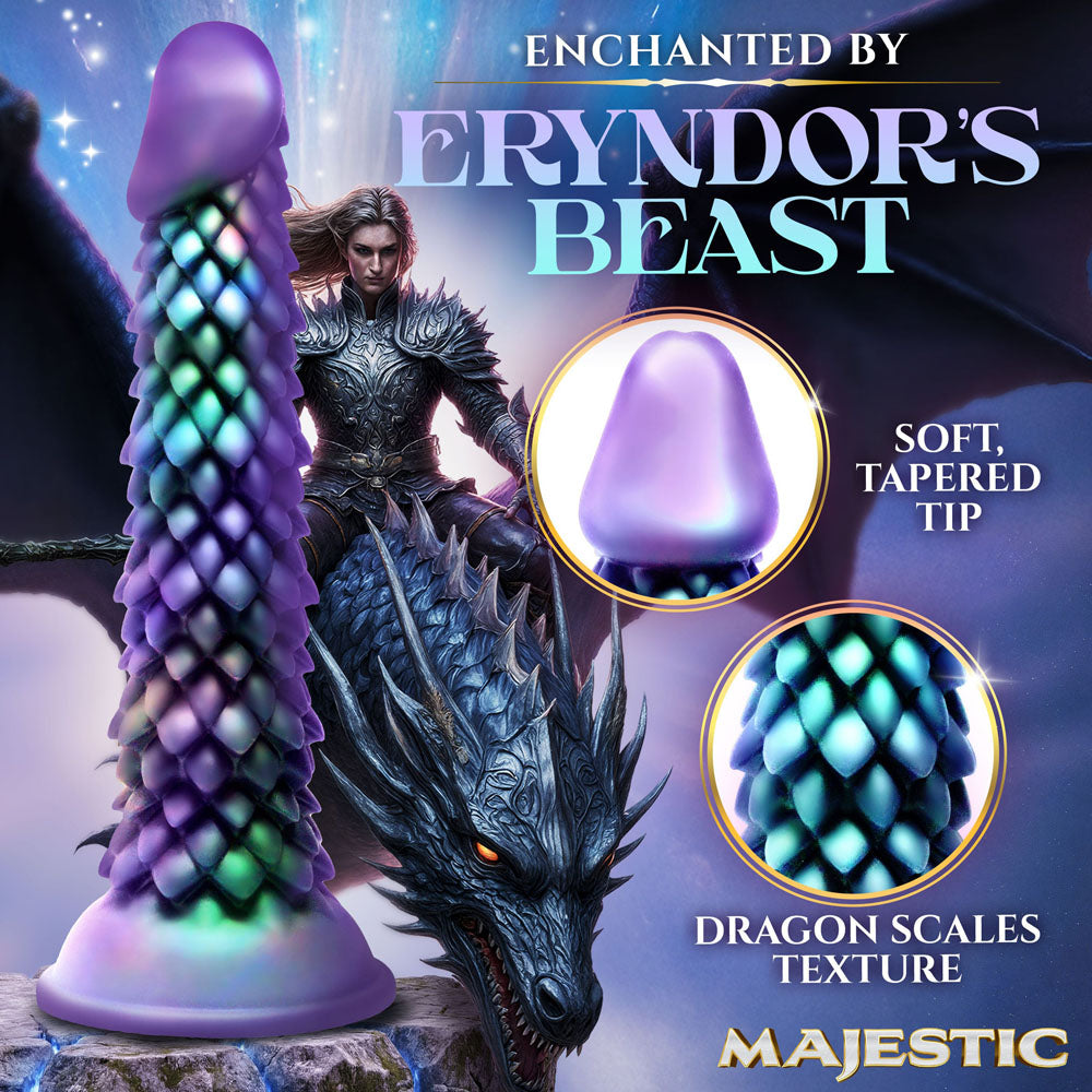 Majestic Eryndor - Opal 22.9 cm Fantasy Dragon Dildo