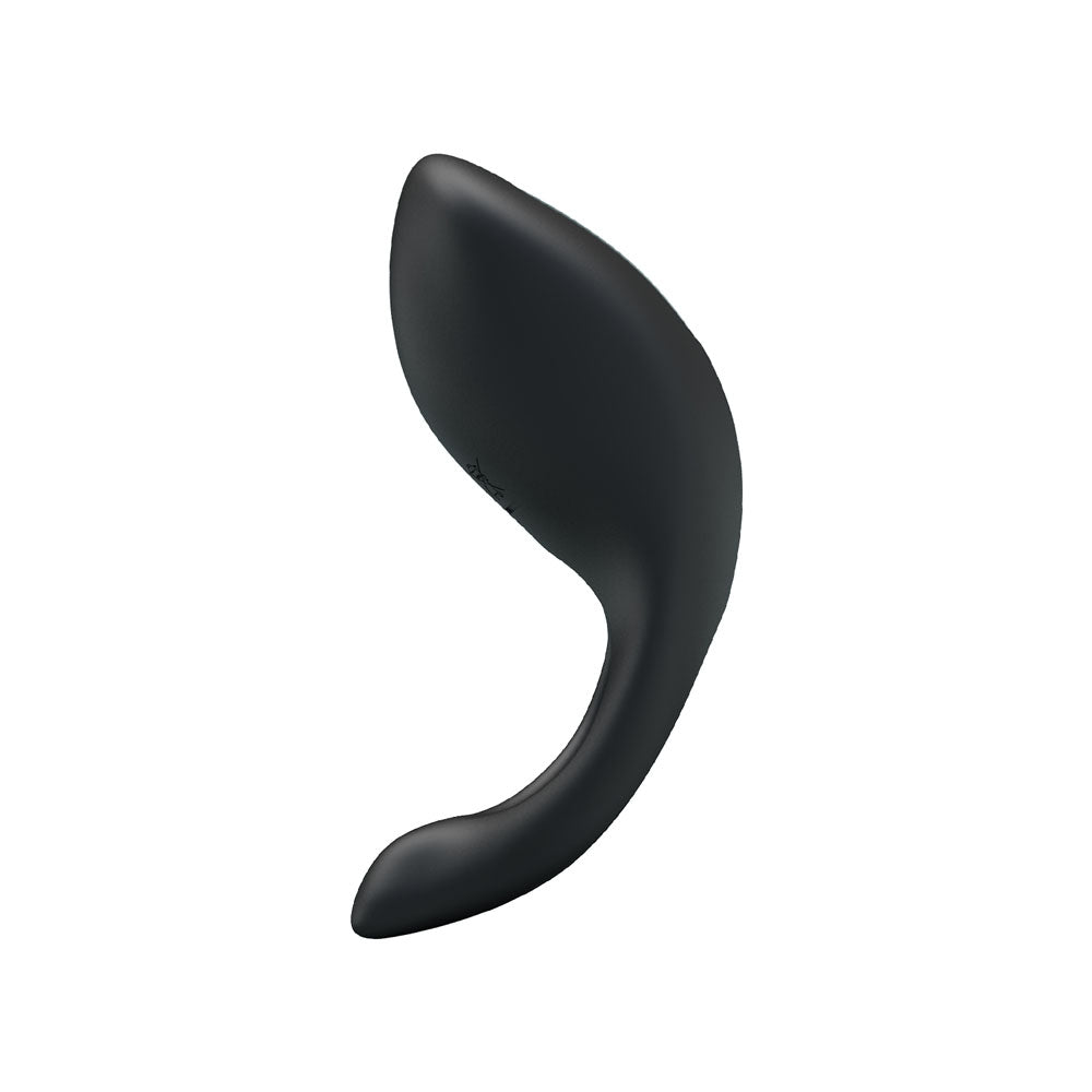 Party Up KING Rechargeable Cock Ring - Black USB Rechargeable Cock Ring