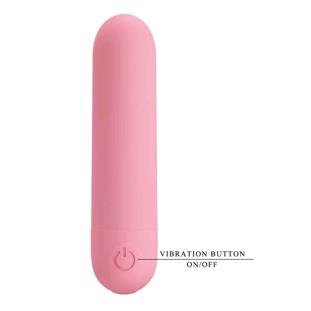 Party Up HENRY Mini Bullet - Pink - Pink 8 cm USB Rechargeable Bullet