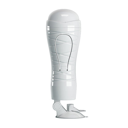 CRAZY BULL FLORA Vibrating Stroker - Flesh USB Rechargeable Vibrating Squeezeable Vagina Stroker with Suction Base