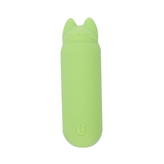 Maia ALLIE - Green 7.6 cm USB Rechargeable Vibrating Bullet