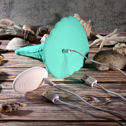 Evolved TENTACLE GRINDER - Green USB Rechargeable Fantasy Grinder Pad with Wireless Remote