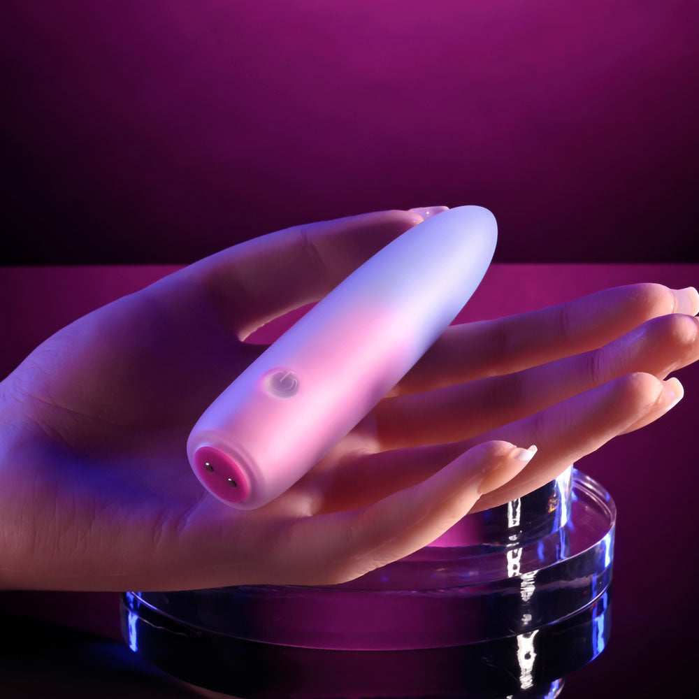 Evolved PARADISE BULLET - Pink/Purple 10.2 cm USB Rechargeable Bullet