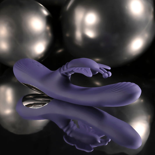 Evolved WINGS OF FRENZY - Purple USB Rechargeable Butterfly Vibrator