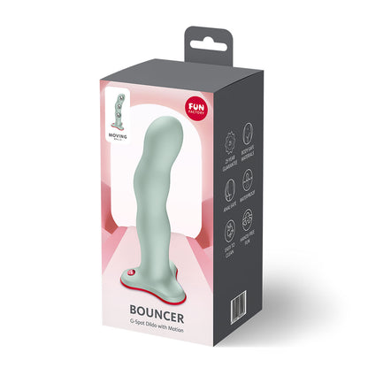 Fun Factory BOUNCER Light Green - Light Green 18 cm Dildo