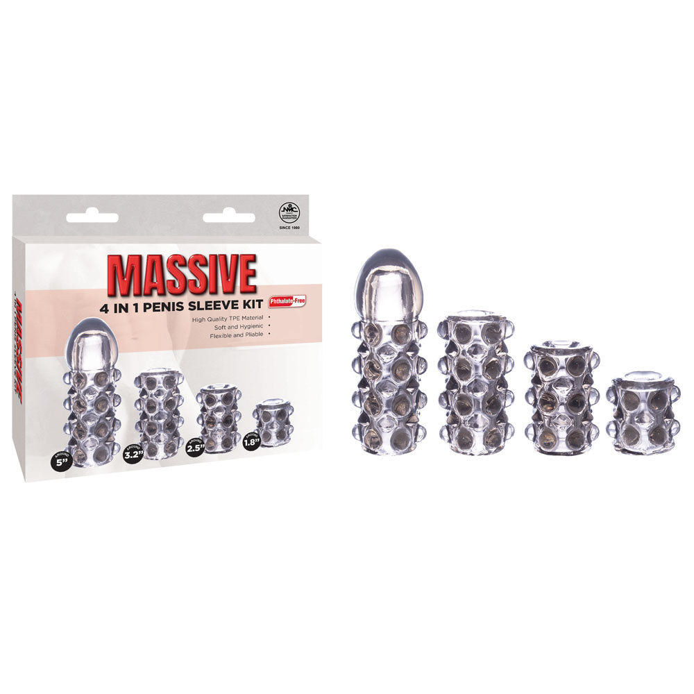 Massive - Smoke Penis Sleeves - Set of 4 Styles