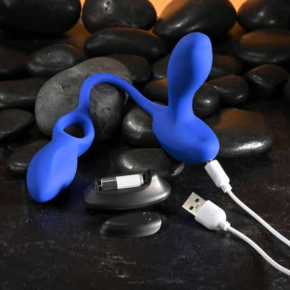 Gender X BACK FOR MORE - Dual USB Rechargeable Dual Stimulator with Wireless Remote