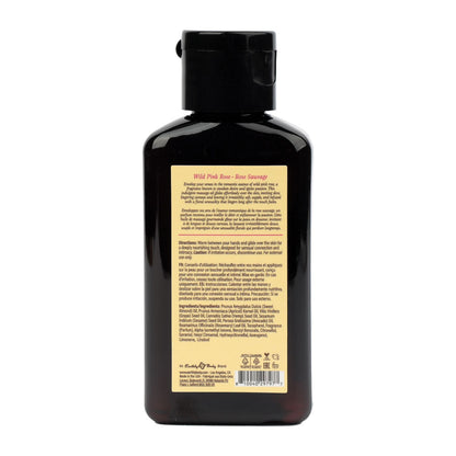 EB Aphrodisiac Massage Oil WILD PINK ROSE - 60 ml - Wild Pink Rose Scented Massage Oil - 60 ml Bottle