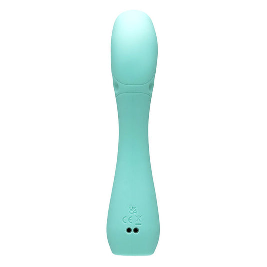 Adam & Eve GROOVY GLOW-UPS Flexie - Blue 19 cm USB Rechargeable G-Spot Vibrator