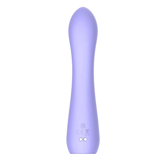 Adam & Eve GROOVY GLOW-UPS Wavie - Purple 16.5 cm USB Rechargeable Rabbit Vibrator