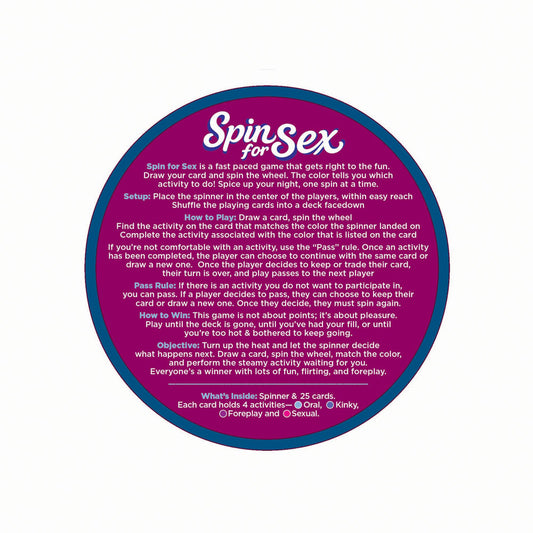 Spin For Sex - Couples Game