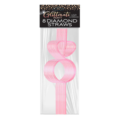 Glitterati - Diamond Ring Straws Set - Hens Party Novelty - Set of 8