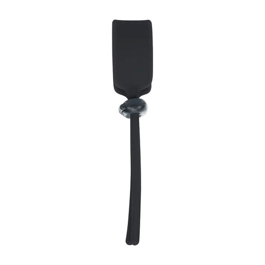 LEVELZ Wide Adjustable Silicone Lasso Cock Ring - Black Adjustable Cock Ring