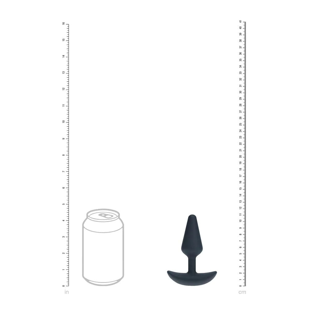 LEVELZ Classic Vibrating Silicone Anal Plug - Small - Black Small USB Rechargeable Butt Plug