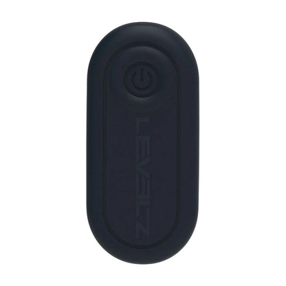 LEVELZ Dual Vibrating Prostate Stimulator with Cock Ring - Black USB Rechargeable Vibrating Butt Plug with Cock Ring