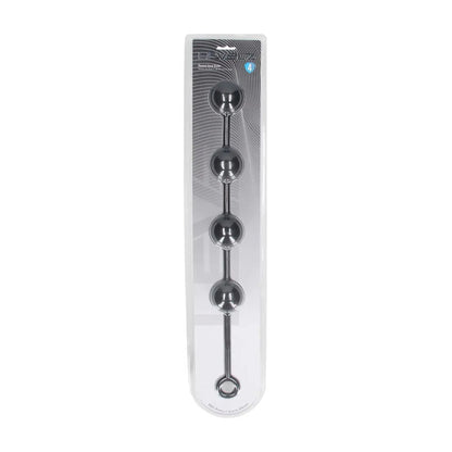 LEVELZ Round Anal Balls - XL - 50mm - Black 46.5 cm XL Anal Beads