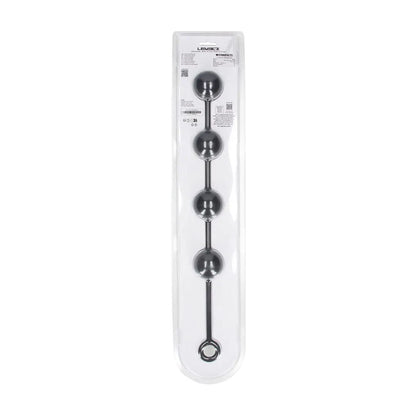 LEVELZ Round Anal Balls - XL - 50mm - Black 46.5 cm XL Anal Beads