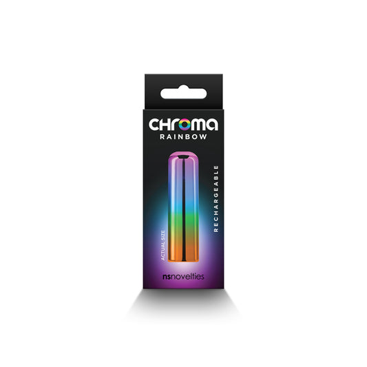 Chroma Rainbow - Small - Metallic Rainbow 6.8 cm USB Rechargeable Bullet