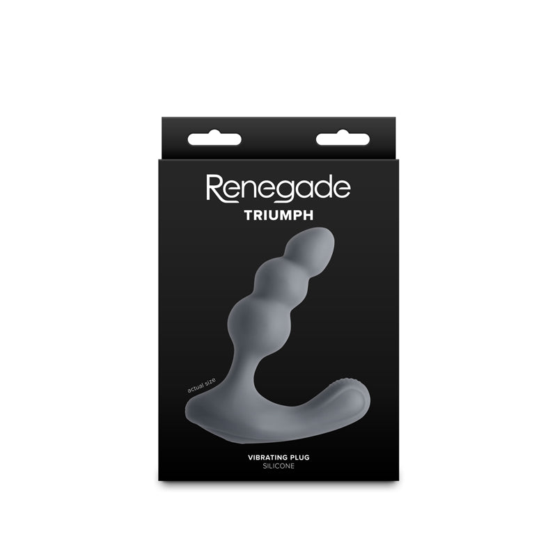 Renegade Thumper - Grey - Grey 13.1 cm USB Rechargeable Prostate Massager