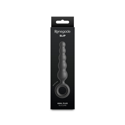Renegade Slip - Black - Black 12.7 cm Anal Plug