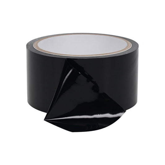 OUCH! PVC Non-Stick Tape - Black - Black Bondage Tape - 20 metre Length