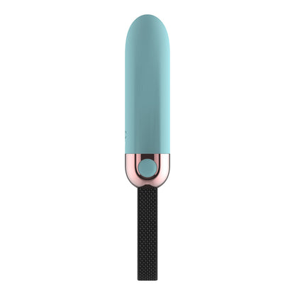 Passion Play Vibrating Bullet - Blue - Blue 8.5 cm USB Rechargeable Vibrating Bullet