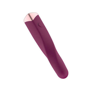 Passion Play Rechargeable Vibrating Bullet - Purple - Purple 12 cm USB Rechargeable Vibrating Bullet