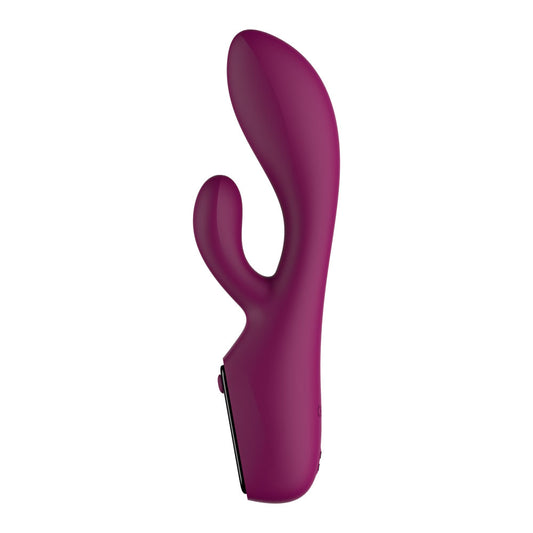 Passion Play Rabbit Vibrator with LED Screen - Purple 19.2 cm USB Rechargeable Rabbit Vibrator