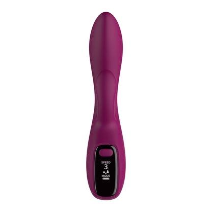 Passion Play Rabbit Vibrator with LED Screen - Purple 19.2 cm USB Rechargeable Rabbit Vibrator