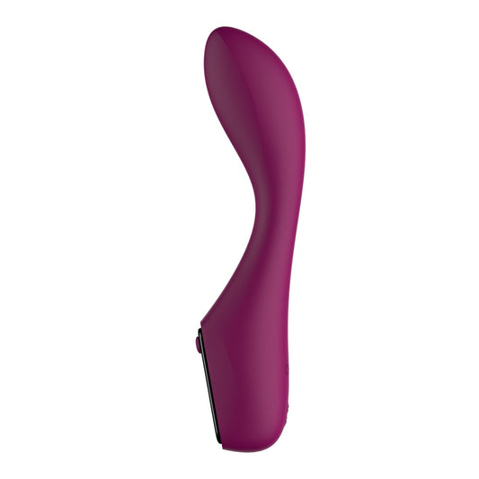Passion Play G-Spot Vibrator with LED Screen - Purple 19.2 cm USB Rechargeable G-Spot Vibrator