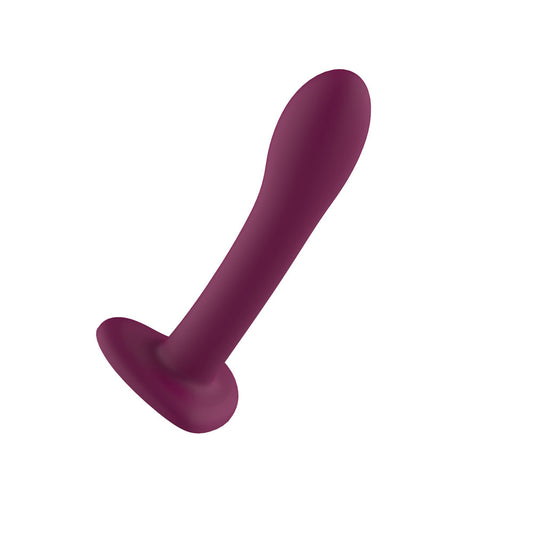 Passion Play Liquid Silicone Dildo - Purple - Purple 18 cm Dildo