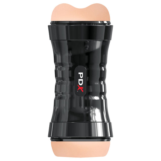 PDX Wet Pussies Super Flip-A-Pussy Over - Light - Flesh Dual Ended Stroker (Vagina & Ass)