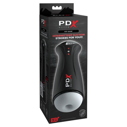 PDX Elite Fuck-Gasm - Flesh - USB Rechargeable Sucking & Vibrating Auto Stroker